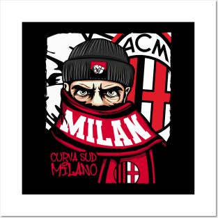 Curva sud milano Posters and Art